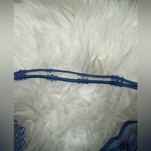 Blue Victorias Secret Itsy Lace Panty - Picture 4 of 8